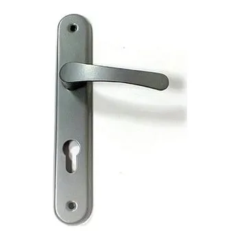 Dveřní kování Štíty dveřní s klikou 90mm FAB MANUELA stříbrná
