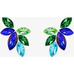 Bižuterní náušnice Flying Gem by Veronika, kolibřík s českým křišťálem Preciosa