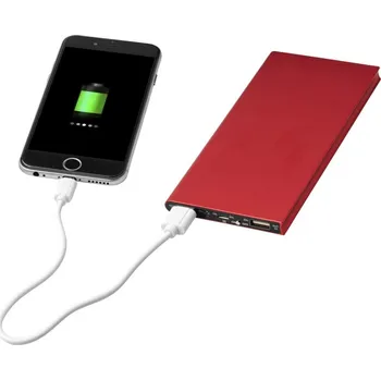 Powerbanka Avenue Hliníková powerbanka Plate 8000 mAh - Červená