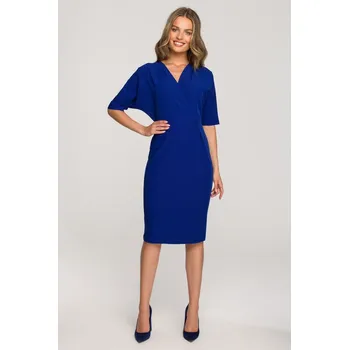 Dámské šaty Stylove Elegantní šaty Style S313 modré EU velikost: XL