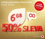 Vodafone SIM karta zlatá