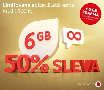 SIM karta Vodafone SIM karta zlatá