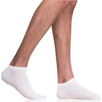 Pánská móda Bellinda BAMBUS AIR IN-SHOE SOCKS - Krátké pánské bambusové ponožky - BE497554 bílá 43 - 46