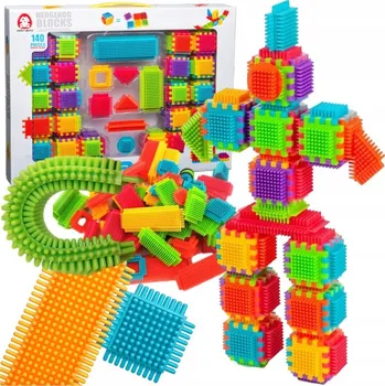 ostatní stavebnice Doris Hedgehog Blocks 140 dílků