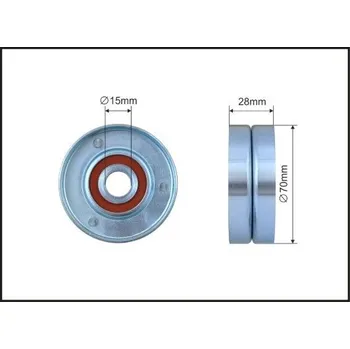 Napínací kladka, žebrovaný klínovy řemen CAFFARO 500252