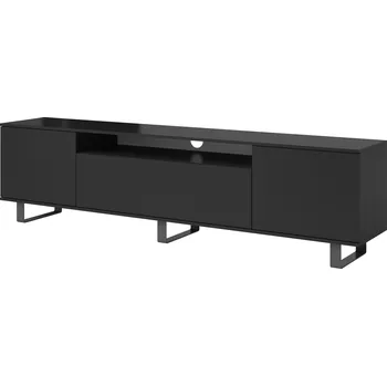 Televizní stolek Eka EMI 200 cm Černý mat