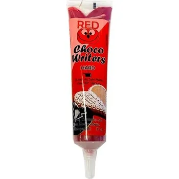 Poleva Tasty Me Čokoládová poleva v tubě 32 g červená