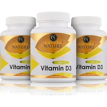 Golden Nature Vitamin D3 2000 I.U., 300 cps.