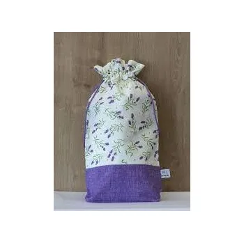 chlebník Pytlík půlený levandule na bílé střední