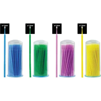 Kosmetický štětec Falcon Dentaline aplikační štětečky 1,5mm žluté 100ks