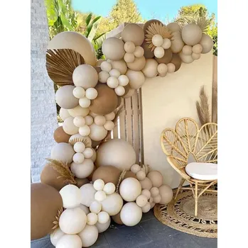 Balónek Nafukovací balónky ve stylu Cappuccino - Girlanda