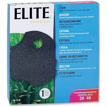 Akvarijní filtr Náplň molitan ELITE Crystal Flo 20, 40 (x)