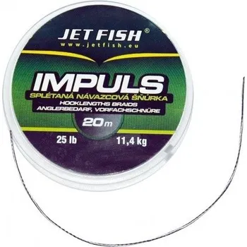Boilies Návazcová šňůrka JetFish Impuls 25lb 20m