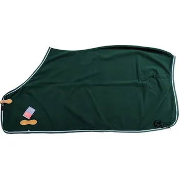 Deka pro koně Odpocovací deka Equiline -POLAR FLEECE- - Zelená - 145cm