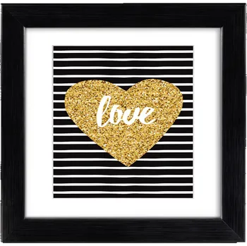 Rám na obraz Hama rámeček plastový RIO, černá, 20x20 cm