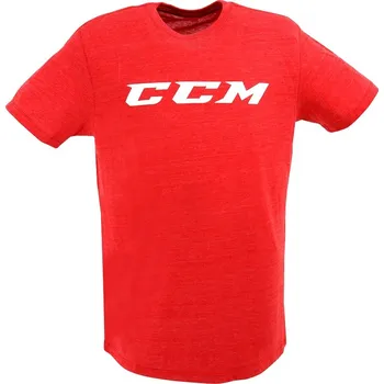 Pánské tričko Triko ccm big logo Tm. modré XS