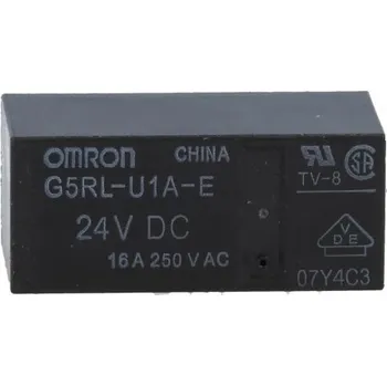 Relé OMRON G5RL-U1A-E-24DC Relé elektromagnetické SPST Ucívky:24VDC 16A/250VAC max24VDC