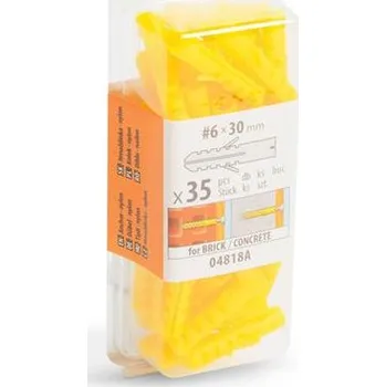 Hmoždinka Hmoždinka HANDY 04818A 6x30mm 35ks