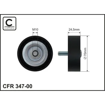 Vratná/vodicí kladka, klínový žebrový řemen CAFFARO 347-00