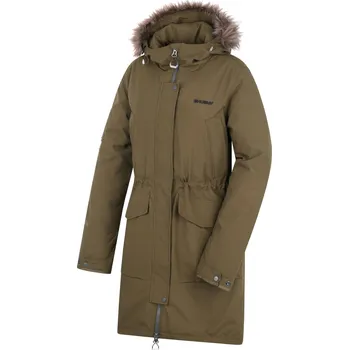 Dámský kabát Husky Nelidas L XL dk. khaki