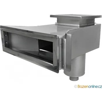 Nerezový skimmer Pahlén široký, otvor 385x80 mm