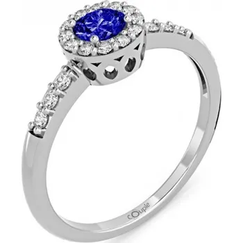 Šperk Couple, Honosný prsten Sari, bílé zlato se zirkony, vel. 53, prům. 16.9 mm, 585-66-1-0270.1B00.0.53.102