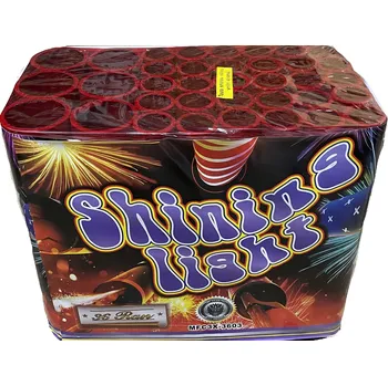 Zábavní pyrotechnika Shining Light 36 ran (30+50mm) - VYŮHLOVANÝ