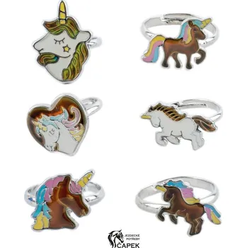 Žertovný předmět Prstýnek Waldhausen -MOOD- - Hlava bílá