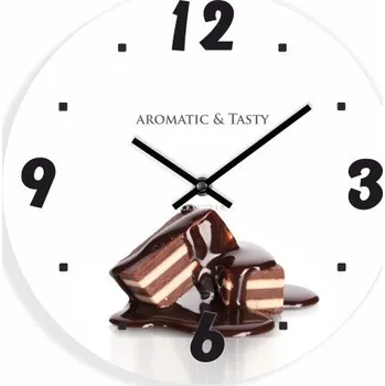 Hodiny Kuchyňské hodiny s motivem čokolády