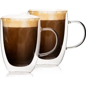 Sklenice 4Home Termo sklenice Cuppa Hot&Cool 310 ml, 2 ks, čirá