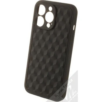 Pouzdro na mobilní telefon 1Mcz 3D Krychličky ochranný kryt pro Apple iPhone 13 Pro černá (black)