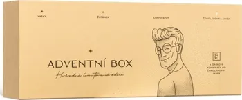 Dárkový potravinový koš Čokoládovna Janek Pánský adventní box hvězdná limitovaná edice