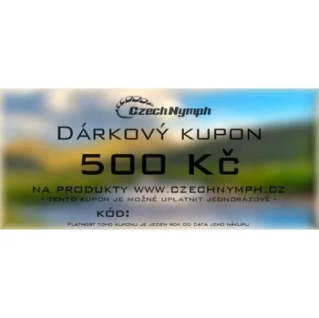 Dárkový potravinový koš Czechnymph Dárkový kupon elektronický 1000 Kč