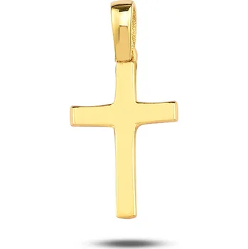 Přívěsek Lillian Vassago Zlatý přívěsek křížek LLV95-GP013
