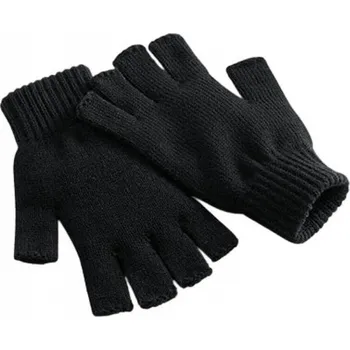 Beechfield Fingerless Gloves CB491 černé, L/XL