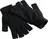 Beechfield Fingerless Gloves CB491 černé, L/XL