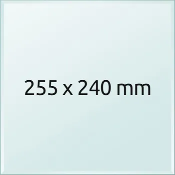 Příslušenství k 3D tiskárně Skleněná tisková podložka 255x240x3 mm (Pro tiskárny Prusa MK3/S/+) Bezpečnostní hrana