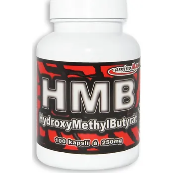 Aminokyselina HMB "anti-katabolikum pro trénink a sílu" (HMB je vhodným suplementem pro překonání stagnace ve sportu a při blížícím se přetrénování. Hydroxymethyl-butyrát vápenatý pro časté tréninky.)
