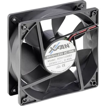 Průmyslový ventilátor X-Fan RDH1238S axiální ventilátor, 24 V/DC, 217.8 m³/h, (d x š x v) 120 x 120 x 38 mm, RDH1238S
