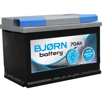 Autobaterie Bjorn EFB 12V 70Ah 680A
