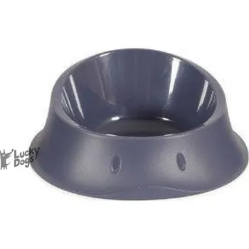 Miska pro psa Miska plast protiskluz pes SMART 0,65l antracit Zolux