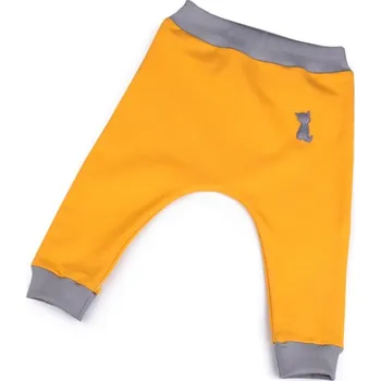 Kojenecké oblečení Tepláky pro batolata ve žluté barvě, Velikost 80