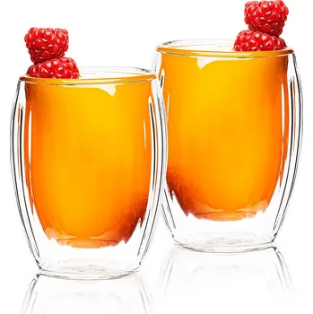 Sklenice 4Home Termo sklenice Hot&Cool Juicy 120 ml, 2 ks, čirá