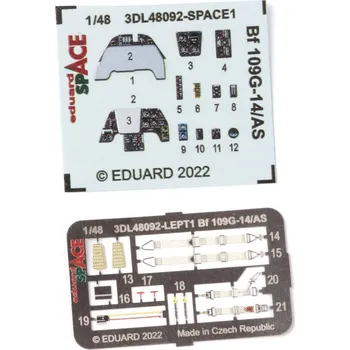 Plastikový model Eduard 1/48 Bf 109G-14/AS SPACE (EDUARD)