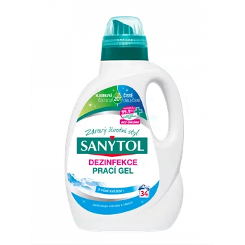 Prací gel Sanytol Dezinfekce s vůní svěžesti 1,7 l 