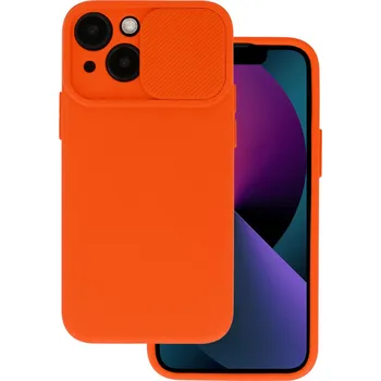Pouzdro na mobilní telefon Camshield: Camshield Soft kryt pro iPhone 14 Pro Max, oranžové
