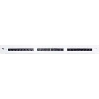 Patch panel PATCH PANEL UTP CAT.5E 24 PORTŮ ŠEDÝ PGF-5EUTP24-B5-G GETFORT