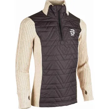 Pánská mikina Bjørn Dæhlie Svetr Bjorn Daehlie Comfy HZ M 22/23, Šedá/béžová Velikost: XL