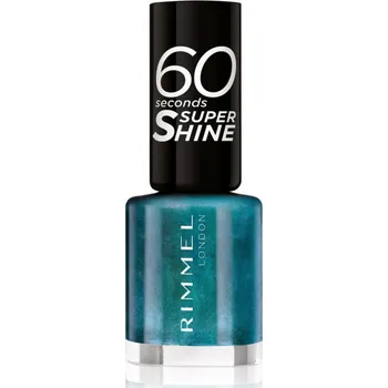 Lak na nehty Rimmel 60 Seconds Super Shine lak na nehty odstín 721 Siren 8 ml