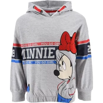 Dívčí mikina Bavlněná šedá dívčí mikina Minnie Mouse Velikost: 116
